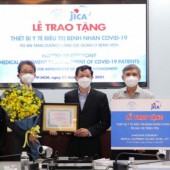 JICA hỗ trợ thiết bị chẩn đoán và điều trị COVID-19 cho Việt Nam